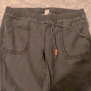 Lucky Brand linen wide leg pants